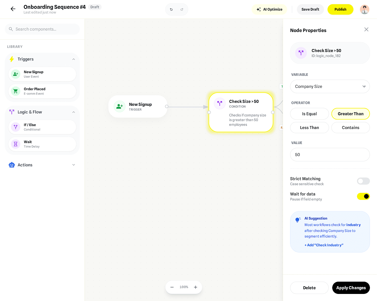 AI Automation Tool - Workflow Builder