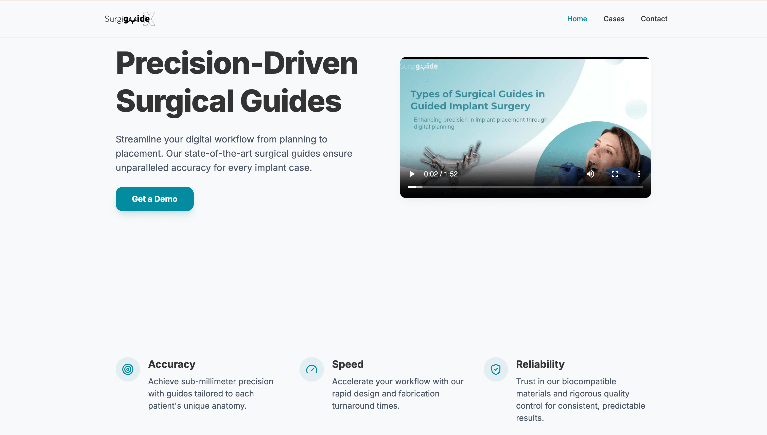 SurgiGuideX – Digital Surgical Guide Platform